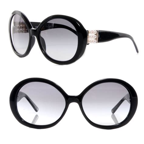 chanel sunglasses pearl on side|Chanel sunglasses women with pearl.